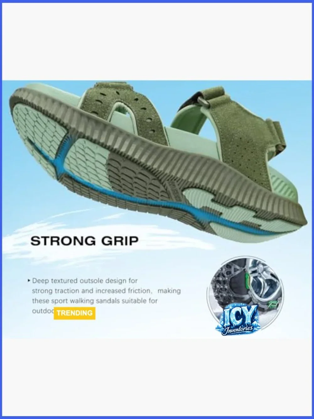 Mens Hiking Sandals With Arch Support Sport Recovery Athletic Walking